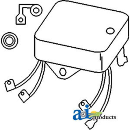 A & I PRODUCTS Voltage Regulator (12 Volt) 3.75" x4" x2" A-D4NN10316A